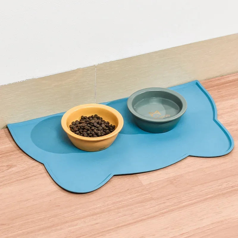 Silicone Cat Feeding Mat – Waterproof & Non-Slip Placemat