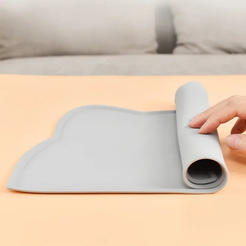 Silicone Cat Feeding Mat – Waterproof & Non-Slip Placemat