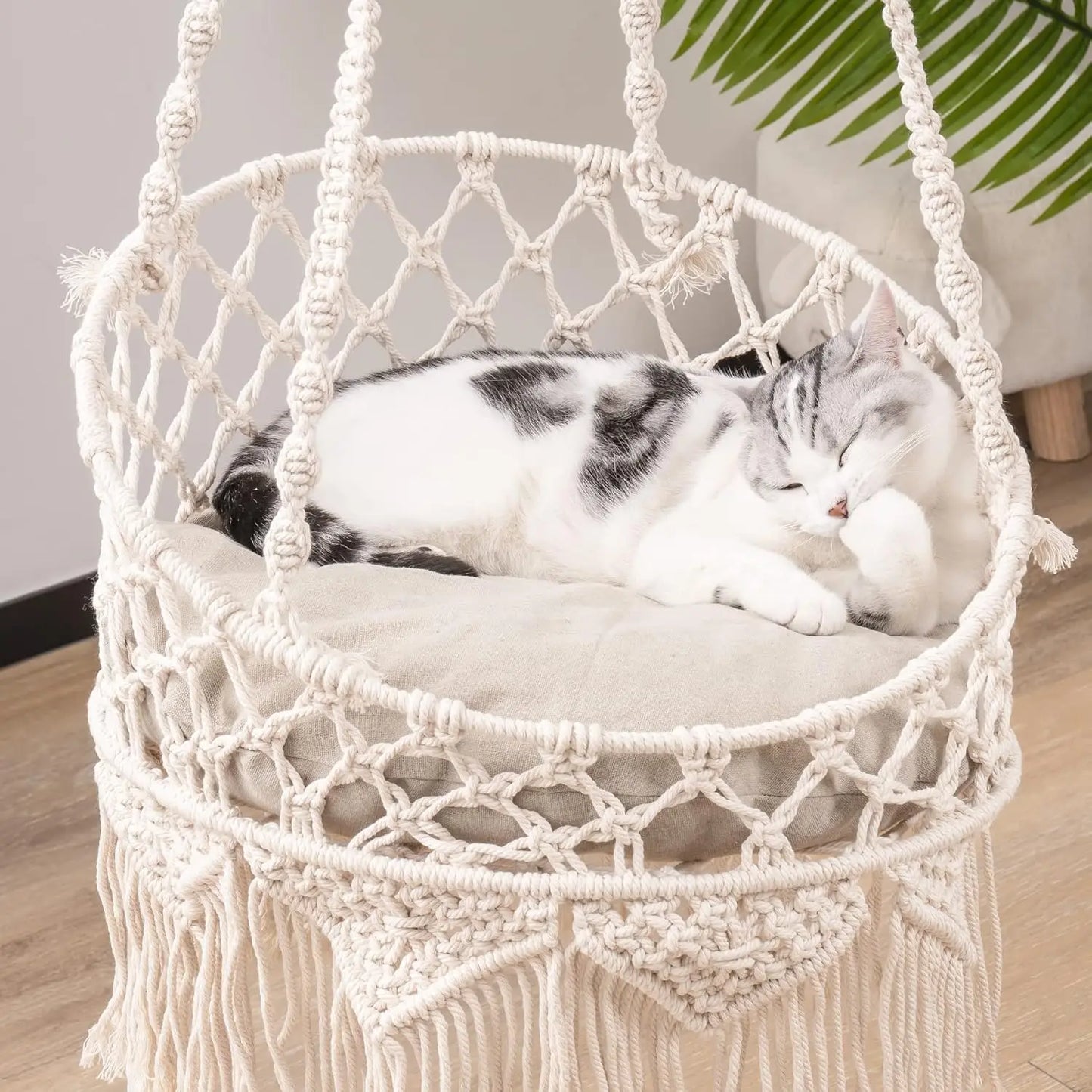Cat Hammock Boho Cat Swing