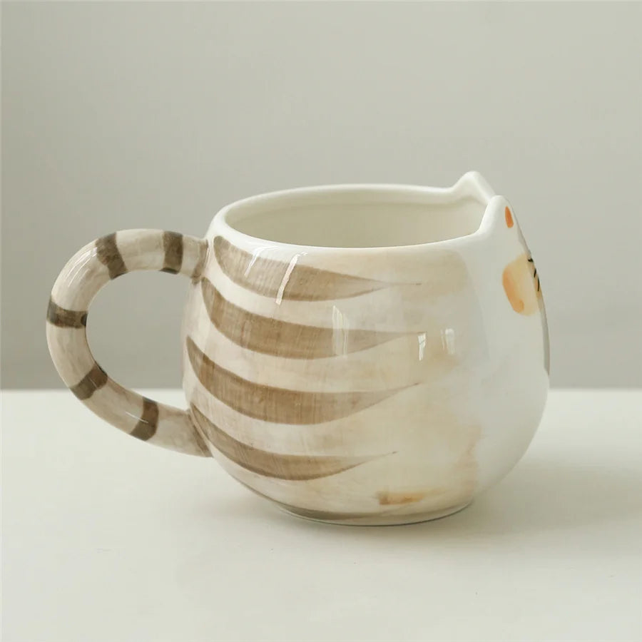 Cat Lover’s Mug – 380ml Ceramic Cup, Adorable Gift Idea