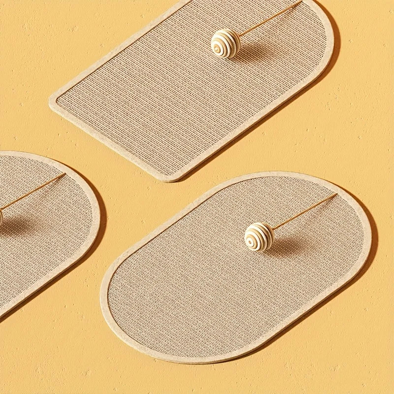 Cat Wall Scratcher 3-in-1: Pad, Toy & Panel