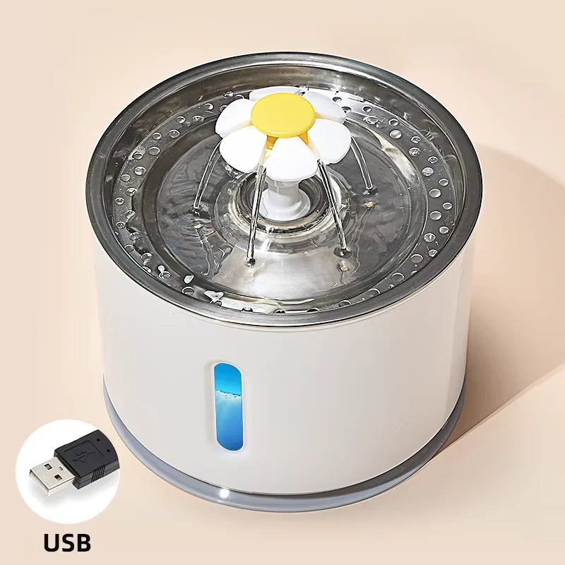 Cat Water Fountain Automatic - USB Drinking Dispenser