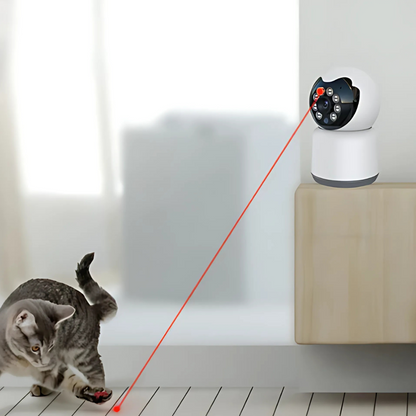 Wi-Fi Cat Camera with HD Video and Laser Toy