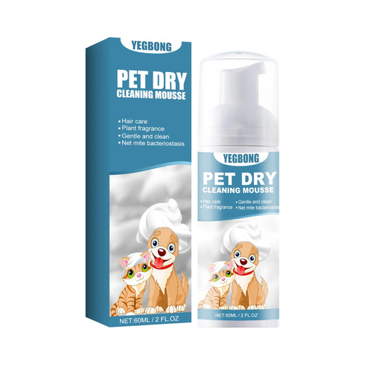 Cat Dry Shampoo (No Rinse) for Kittens & Sensitive Skin