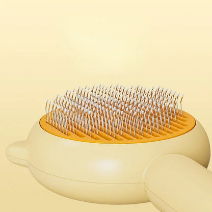 Cat Grooming Brush & Comb – Self-Cleaning Tool