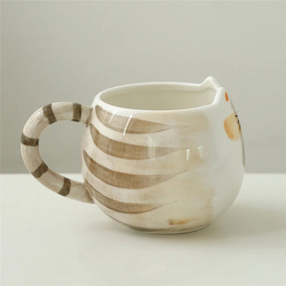 Cat Lover’s Mug – 380ml Ceramic Cup, Adorable Gift Idea