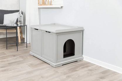 Modern Wooden Cat Litter Box