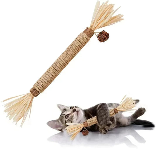 All-Natural Catnip Chew Sticks – Interactive Dental Toy for Cats