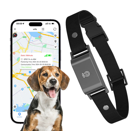 4G GPS Pet Tracker Collar – Waterproof Anti-Lost Real-Time Locator for Cats