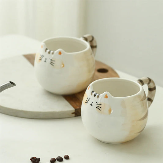 Cat Lover’s Mug – 380ml Ceramic Cup, Adorable Gift Idea