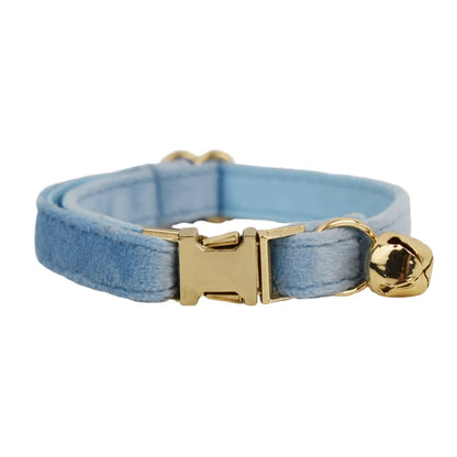 Cat Collar with Name – Luxury Velvet, Bell & Bow