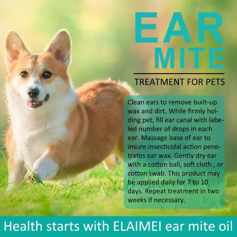 Cat Ear Mite Treatment Drops – Natural Ear Cleaning Oil